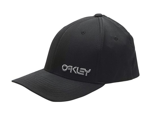 [91550-001-S/M] OAKLEY Small Factory Pilot Flex Fit Black S/M 3304