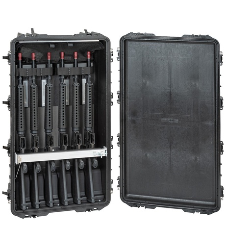 [10826.B D5] EXPLORER CASES 10826.B D5 Internal L1080 x W620 x D260 mm with Weapons System, Wheels, Black Case, 237426