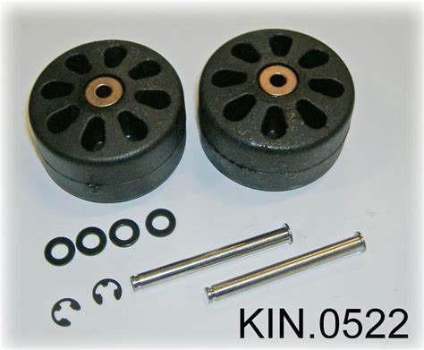 [KIN.0522] EXPLORER CASES KIN.0522 Kit Wheels/Pins (for EXPLORER 58XX, 7630, 77XX), 1698