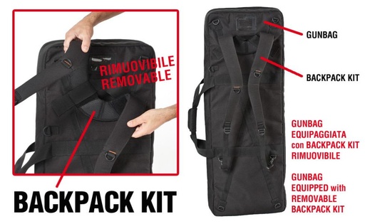 [BACKPACK KIT] EXPLORER CASES BACKPACK KIT Mod Backpack Carrying System and Harness, Black, 6296