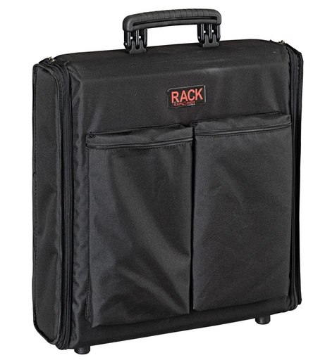[SOFT RACK 2U] EXPLORER CASES SOFT RACK 2U 19" Rack Case with Carry Handle (Up to 420 mm of rack depth), Black, 28554