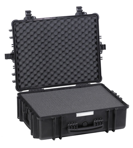 [5822.B] EXPLORER CASES 5822.B Internal L580 x W440 x D220 mm with Pre-cubed Foam, No Wheels, Black Case, 53980