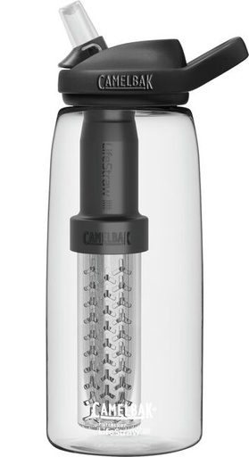 [2550101001] CamelBak eddy®+ Clear Water Bottle 32oz (1.0L) filtered by LifeStraw, 5380