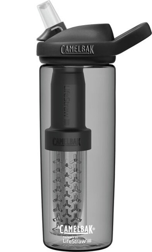 [2553001060] CamelBak eddy®+ Charcoal Water Bottle 20oz (0.6L) filtered by LifeStraw, 4904