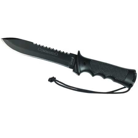 [16021] AITOR Commando Black w/Black Sheath 25647