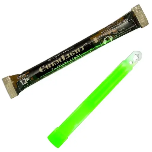 [9-27017-1-EXPIRY_04-2029] CYALUME NSN 6260-01-074-4229 6 inch Lightsticks Green 12 hours EXPIRY APR-2029 0378