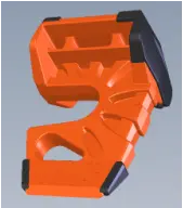 [WEDGE-IT 9] WEDGE-IT The Ultimate Door Stop, Bright Orange